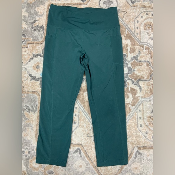 Yogalicious Teal Leggings, size L - Picture 1 of 7